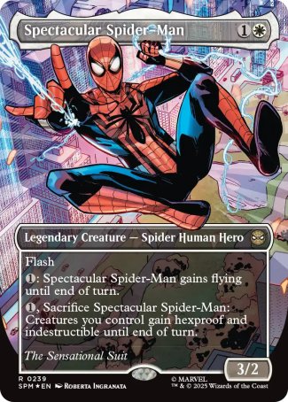 (239) Magic The Gathering Magic: The Gathering | Marvel's Spider-Man: Extras Single: Spectacular Spider-Man (V.5) Holo Rare