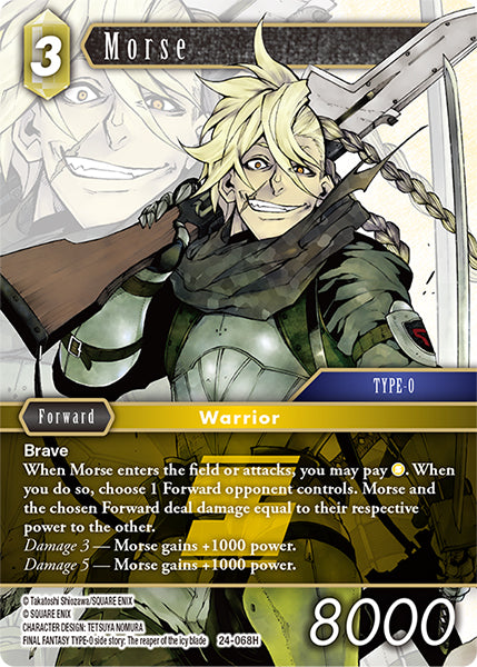 (068) Final Fantasy TCG Hidden Legends Single: Morse (24-068) Hero