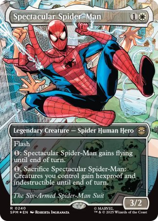 (240) Magic The Gathering Magic: The Gathering | Marvel's Spider-Man: Extras Single: Spectacular Spider-Man (V.6) Holo Rare