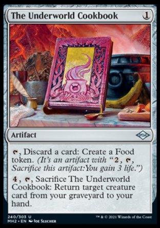 (240) Magic The Gathering Modern Horizons 2 Single: The Underworld Cookbook Holo Uncommon