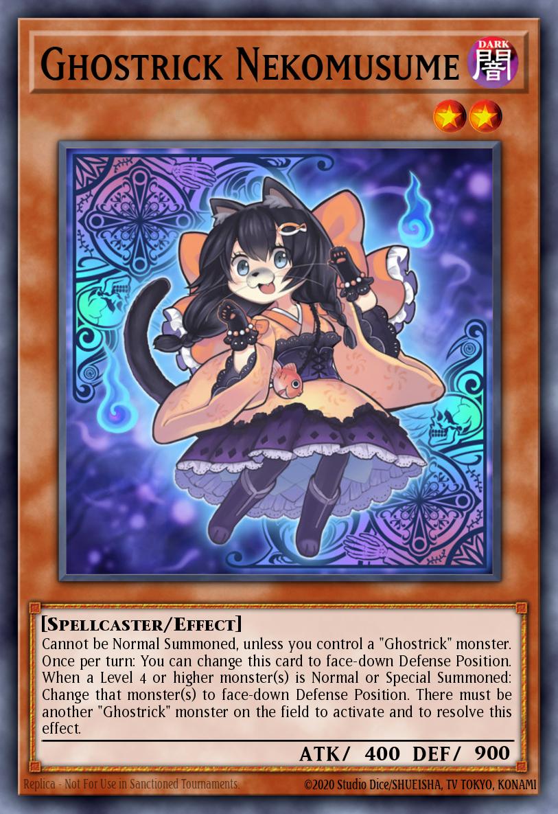 (204) YuGiOh TCG MP14: 2014 Mega-Tins Mega-Pack Single: Ghostrick Nekomusume Common