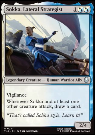 (241) Magic The Gathering Magic: The Gathering | Avatar: The Last Airbender Single: Sokka, Lateral Strategist Holo Uncommon