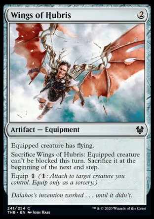 (241/254) Magic The Gathering Theros Beyond Death Single: Wings of Hubris Holo Common