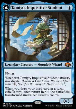 (242) Magic The Gathering Modern Horizons 3 Single: Tamiyo, Inquisitive Student // Tamiyo, Seasoned Scholar Mythic