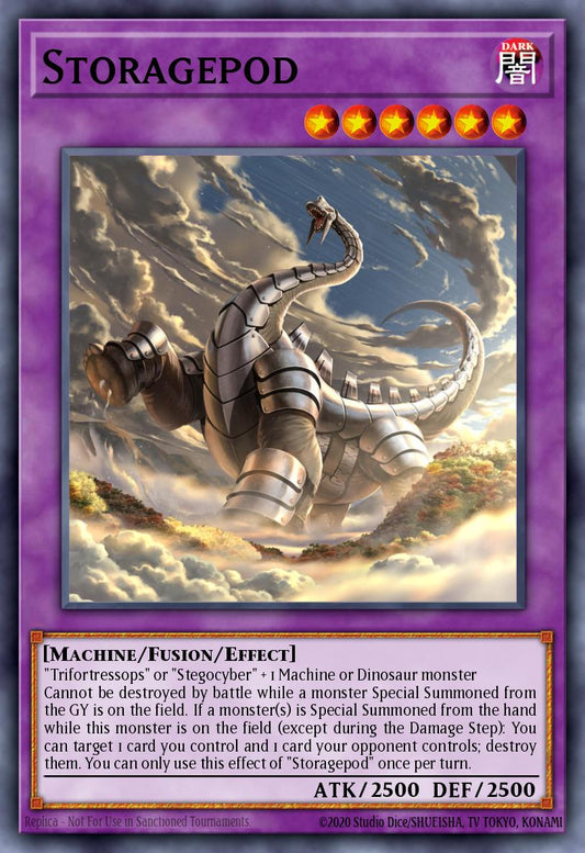 (227) YuGiOh TCG MP24: 25th Anniversary Tin: Dueling Mirrors Single: Storagepod  Ultra Rare