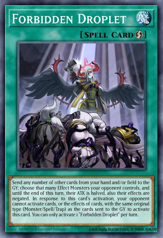 (064) YuGiOh TCG RA01: 25th Anniversary Rarity Collection Single: Forbidden Droplet (V.2 - Ultra Rare)  Ultra Rare