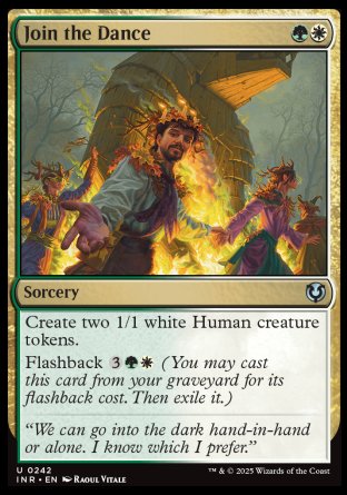 (242) Magic The Gathering Innistrad Remastered Single: Join the Dance Holo Uncommon