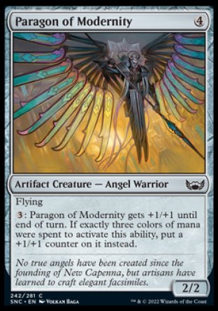 (242) Magic The Gathering Streets of New Capenna Single: Paragon of Modernity Holo Common