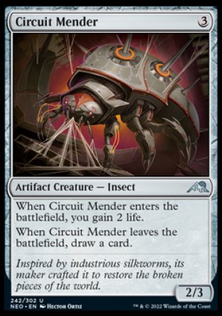 (242) Magic The Gathering Kamigawa: Neon Dynasty Single: Circuit Mender Uncommon