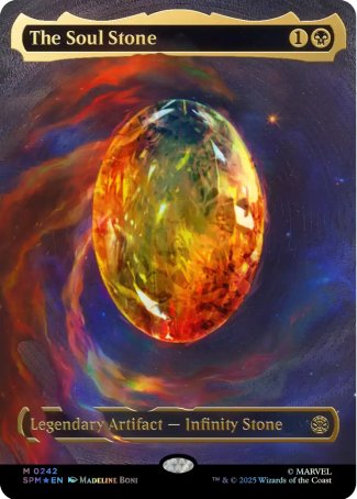 (242) Magic The Gathering Magic: The Gathering | Marvel's Spider-Man: Extras Single: The Soul Stone (V.1) Holo Mythic