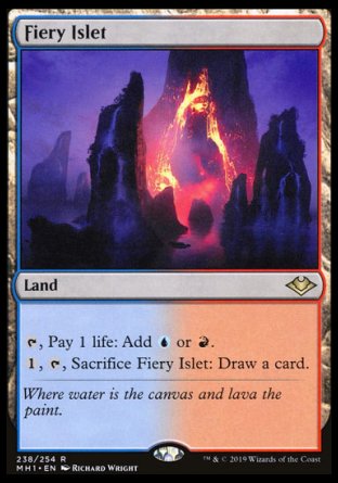(242/254) Magic The Gathering Modern Horizons Single: Lonely Sandbar Holo Uncommon