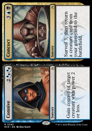 (242) Magic The Gathering Ravnica Remastered Single: Connive // Concoct Rare