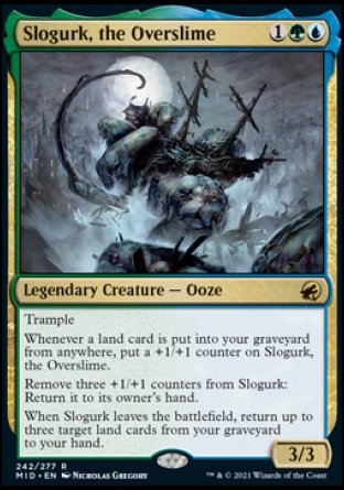 (242) Magic The Gathering Innistrad: Midnight Hunt Single: Slogurk, the Overslime Holo Rare