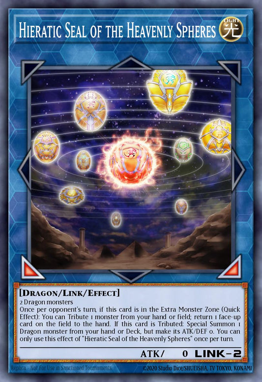 (039) YuGiOh TCG RA02: 25th Anniversary Rarity Collection II Single: Hieratic Seal of the Heavenly Spheres (V.7 - Ultimate Rare)  Ultimate Rare
