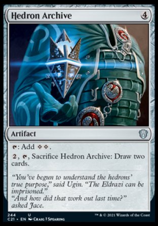 (244) Magic The Gathering Commander: Strixhaven Single: Hedron Archive Uncommon