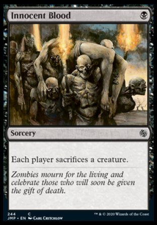 (244) Magic The Gathering Jumpstart Single: Innocent Blood Common