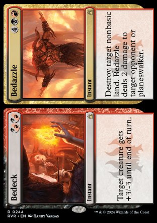 (244) Magic The Gathering Ravnica Remastered Single: Bedeck // Bedazzle Rare