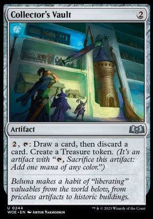 (244) Magic The Gathering Wilds of Eldraine Single: Collector's Vault Holo Uncommon