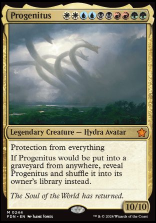 (244) Magic The Gathering Magic: The Gathering Foundations Single: Progenitus Mythic