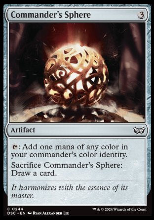 (244) Magic The Gathering Commander: Duskmourn: House of Horror Single: Commander's Sphere Common