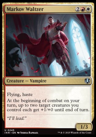 (245) Magic The Gathering Innistrad Remastered Single: Markov Waltzer Holo Uncommon