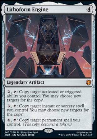 (245) Magic The Gathering Zendikar Rising: Promos Single: Lithoform Engine (V.1) Holo Mythic