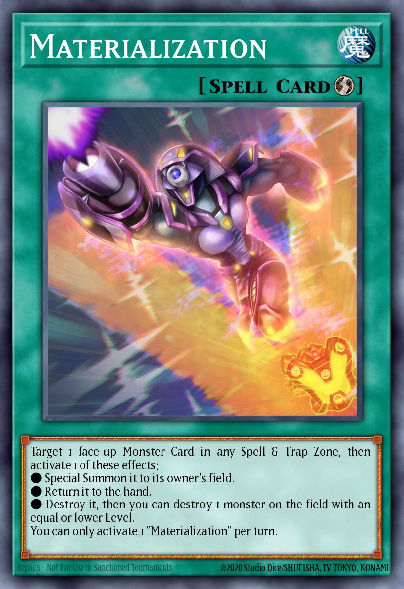 (071) YuGiOh TCG PHNI: Phantom Nightmare Single: Materialization  Common