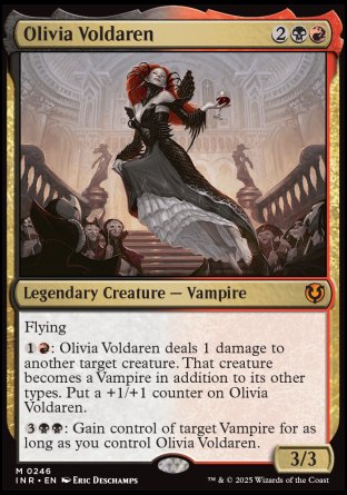(246) Magic The Gathering Innistrad Remastered Single: Olivia Voldaren Holo Mythic