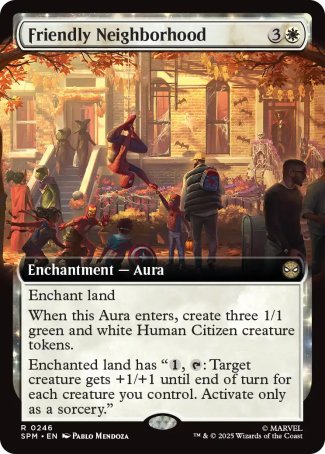 (246) Magic The Gathering Magic: The Gathering | Marvel's Spider-Man: Extras Single: Friendly Neighborhood Holo Rare