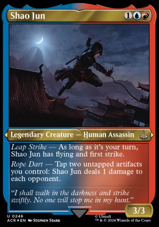 (246) Magic The Gathering Universes Beyond: Assassin's Creed: Extras Single: Shao Jun (V.2) Uncommon