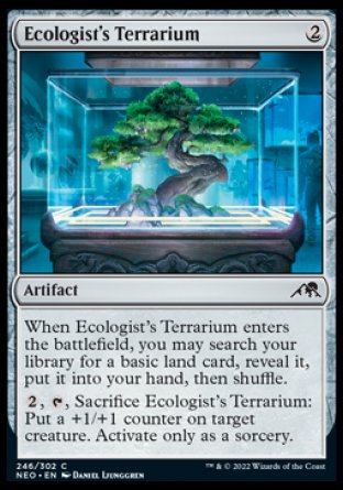 (246) Magic The Gathering Kamigawa: Neon Dynasty Single: Ecologist's Terrarium Holo Common