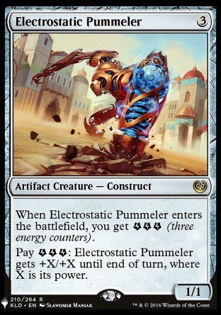 (210) Magic The Gathering The List Single: Electrostatic Pummeler Rare