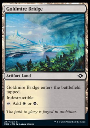 (247) Magic The Gathering Modern Horizons 2 Single: Goldmire Bridge Common