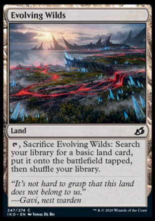 (247/274) Magic The Gathering Ikoria: Lair of Behemoths Single: Evolving Wilds Common