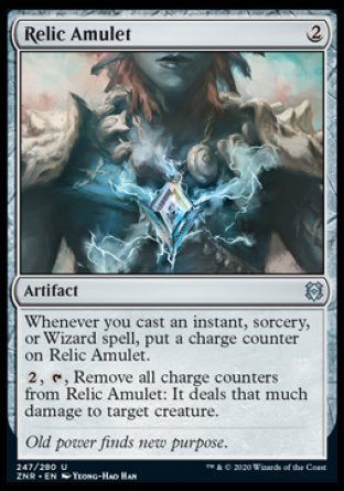 (247/280) Magic The Gathering Zendikar Rising Single: Relic Amulet Holo Uncommon