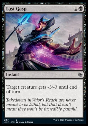 (247) Magic The Gathering Jumpstart Single: Last Gasp Common