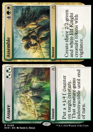 (248) Magic The Gathering Ravnica Remastered Single: Assure // Assemble Holo Rare