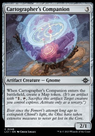 (248) Magic The Gathering The Lost Caverns of Ixalan Single: Cartographer's Companion Holo Common