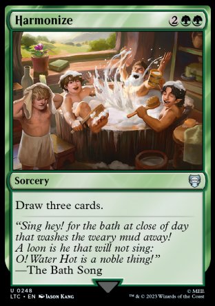 (248) Magic The Gathering Commander: The Lord of the Rings: Tales of Middle-earth Single: Harmonize Uncommon