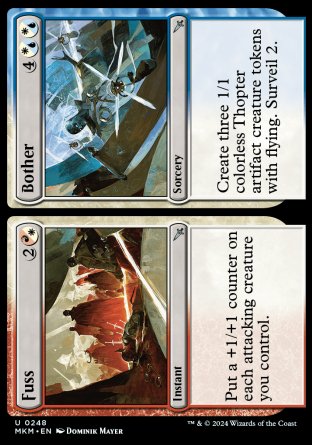 (248) Magic The Gathering Murders at Karlov Manor Single: Fuss // Bother Holo Uncommon