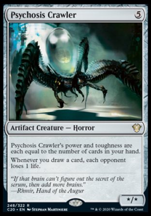 (248/322) Magic The Gathering Commander: Ikoria Single: Psychosis Crawler Rare