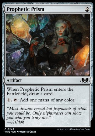 (249) Magic The Gathering Wilds of Eldraine Single: Prophetic Prism Holo Common