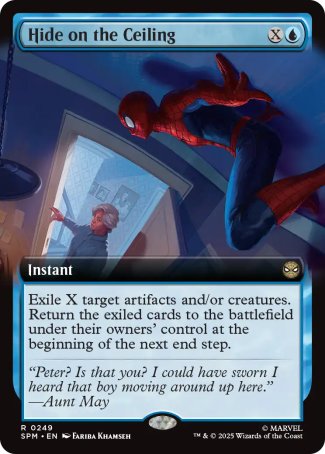 (249) Magic The Gathering Magic: The Gathering | Marvel's Spider-Man: Extras Single: Hide on the Ceiling Rare