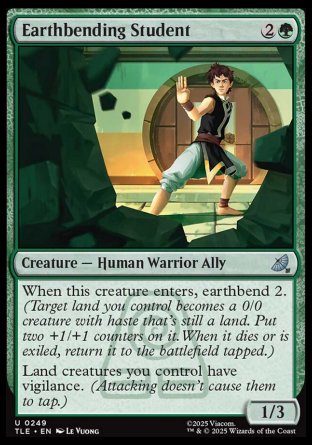 (249) Magic The Gathering Magic: The Gathering | Avatar: The Last Airbender: Eternal Single: Earthbending Student Uncommon