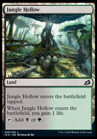 (249/274) Magic The Gathering Ikoria: Lair of Behemoths Single: Jungle Hollow Holo Common