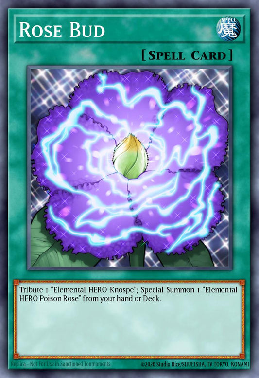 (011) YuGiOh TCG PP02: Premium Pack 2 Single: Rose Bud (V.1 - Super Rare)  Super Rare