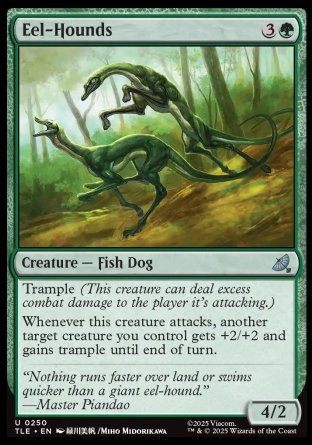 (250) Magic The Gathering Magic: The Gathering | Avatar: The Last Airbender: Eternal Single: Eel-Hounds Holo Uncommon