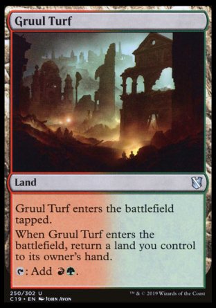 (250) Magic The Gathering Commander 2019 Single: Gruul Turf Uncommon