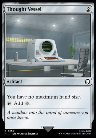 (251) Magic The Gathering Universes Beyond: Fallout Single: Thought Vessel Holo Common