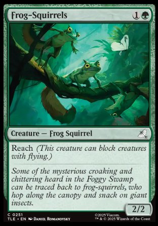 (251) Magic The Gathering Magic: The Gathering | Avatar: The Last Airbender: Eternal Single: Frog-Squirrels Common